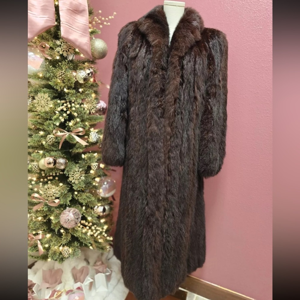 Brown Real Fur Coat